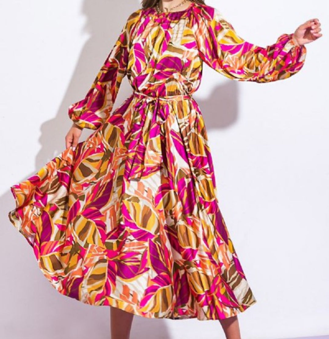 Leaves Are Falling Dress