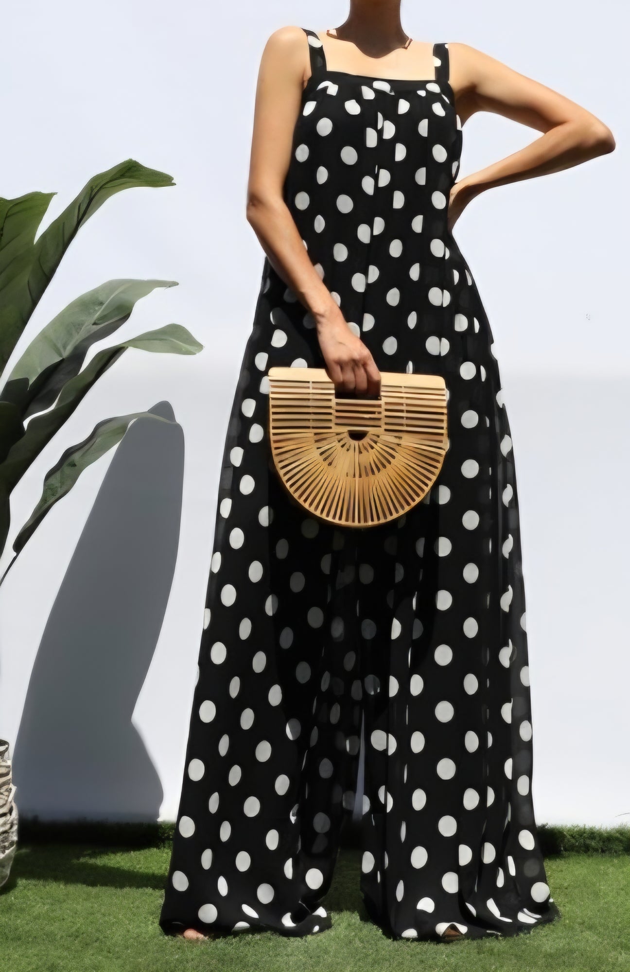 Square Neck Flow Jumpsuit
