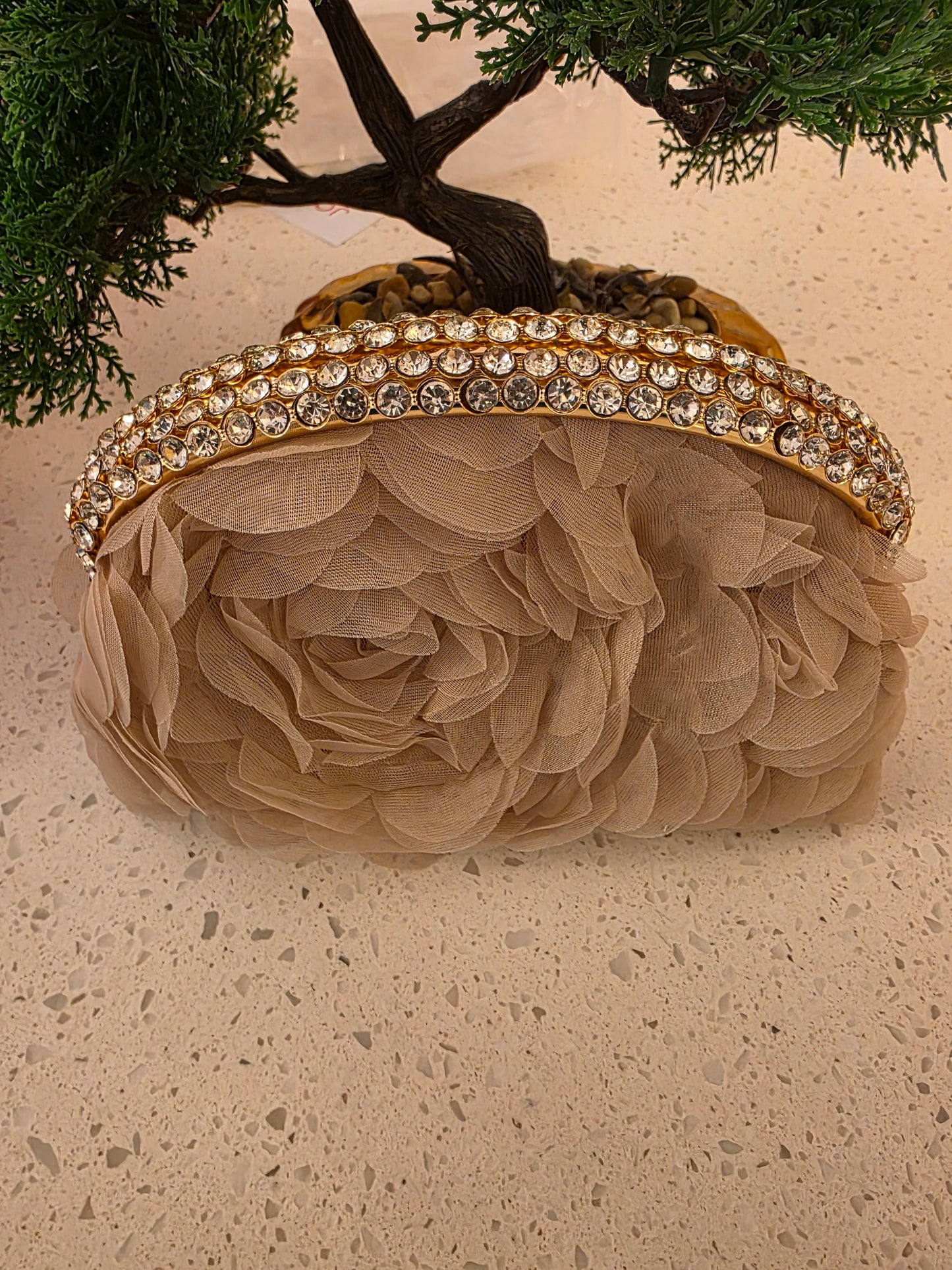 Floral Texture Clutch