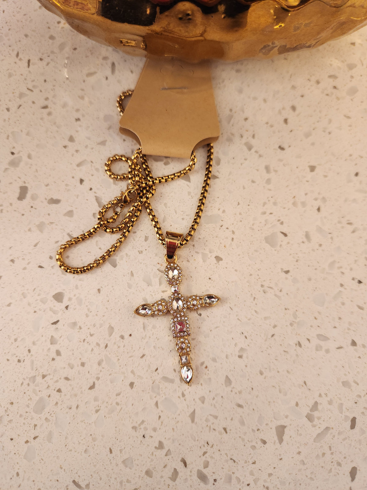 Heart Multi Diamond Popcorn Necklace