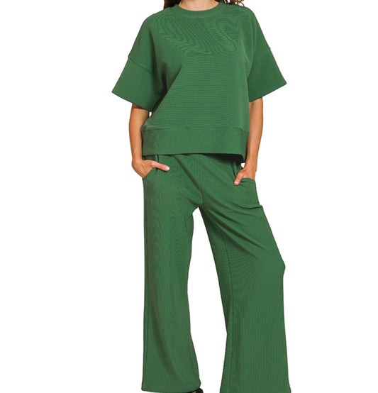 Dressy Ribbed Set