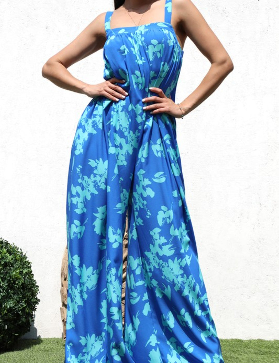 Square Neck Flow Jumpsuit
