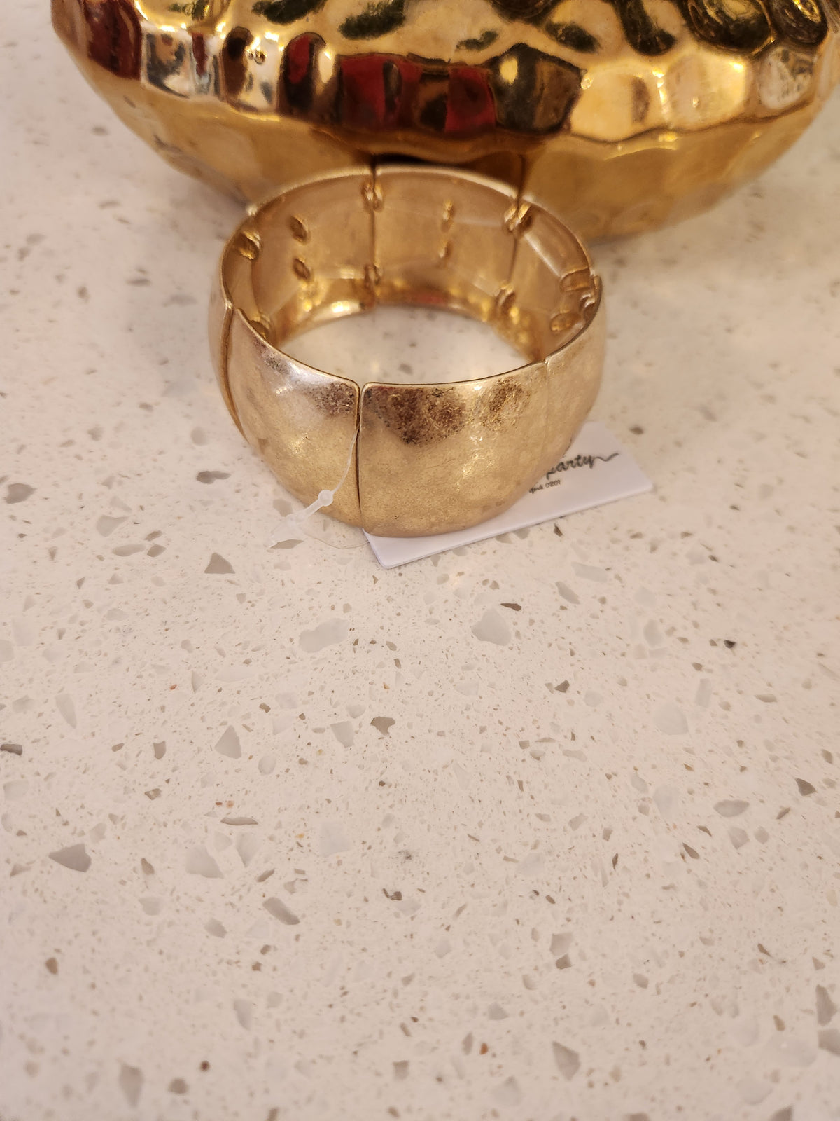 Squares Stretch Bangle Bracelet
