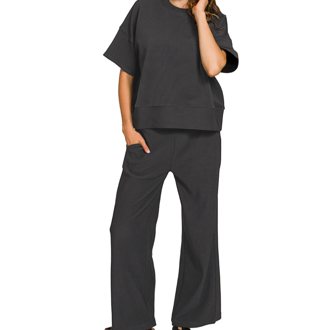 Dressy Ribbed Set