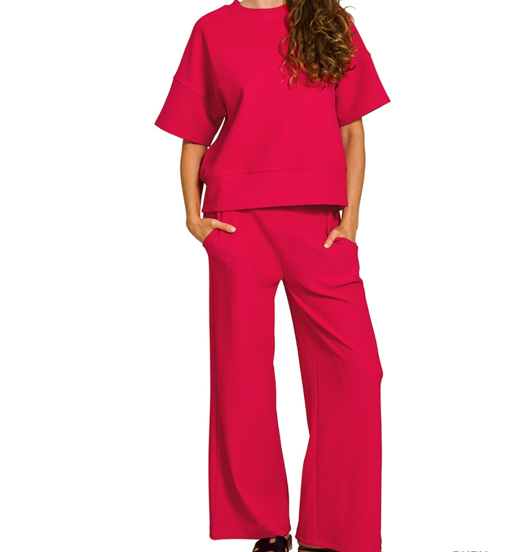 Dressy Ribbed Set