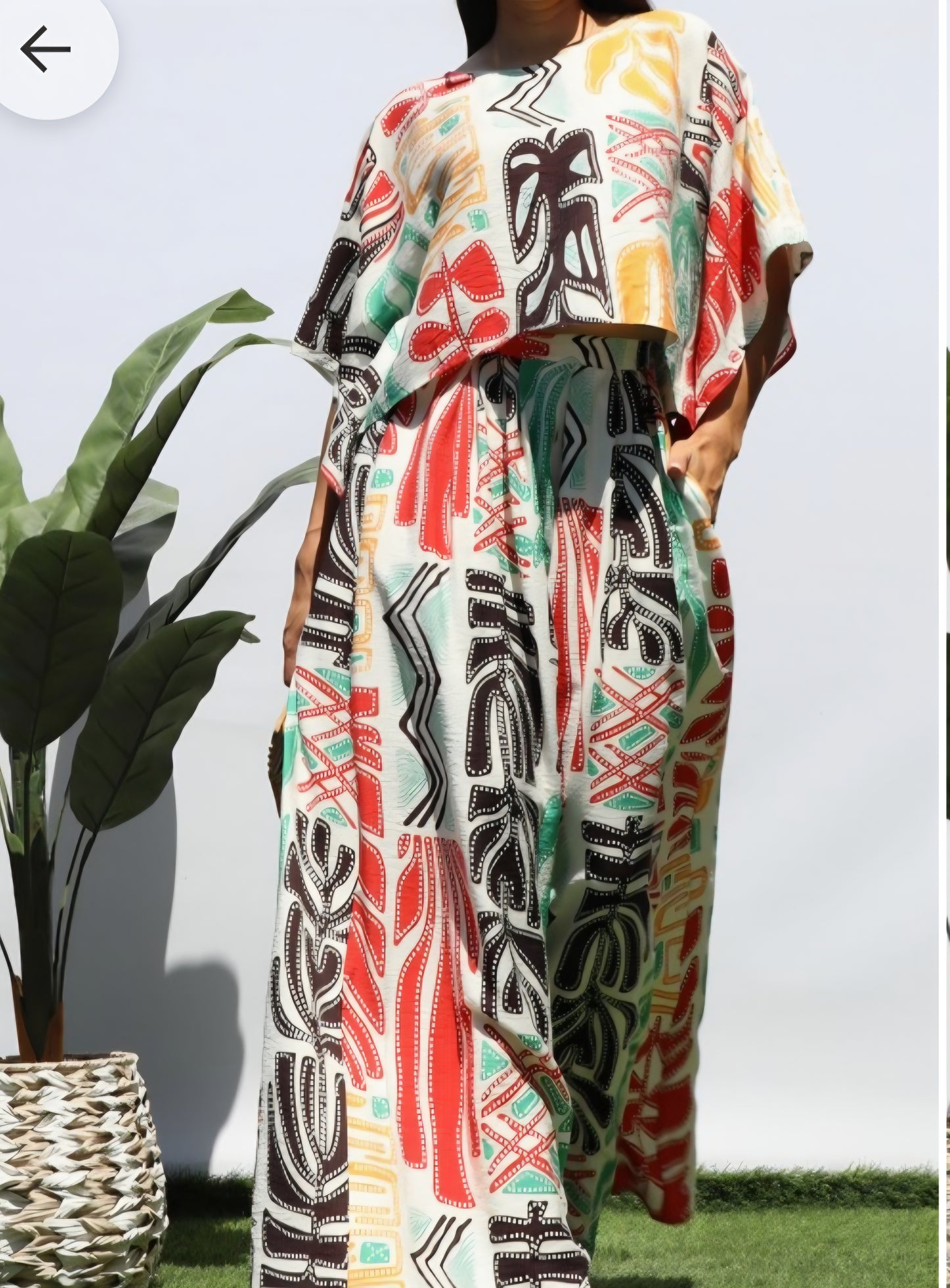 Crop Wide Leg Pant Set