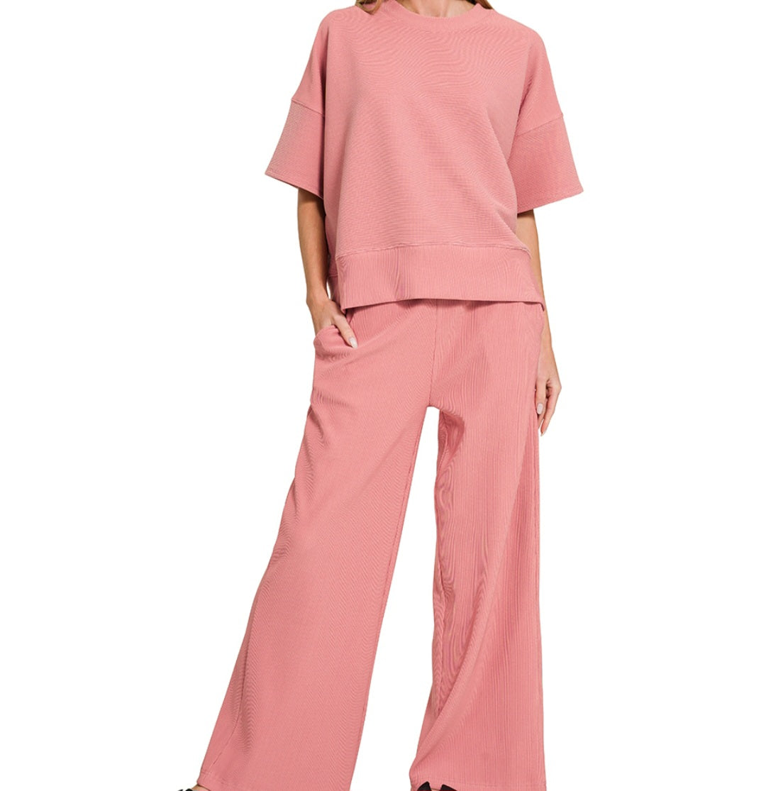 Dressy Ribbed Set