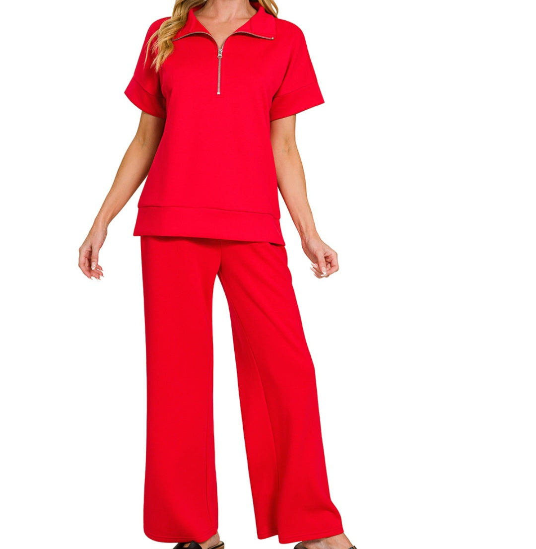 Zip High Neck Scuba Set