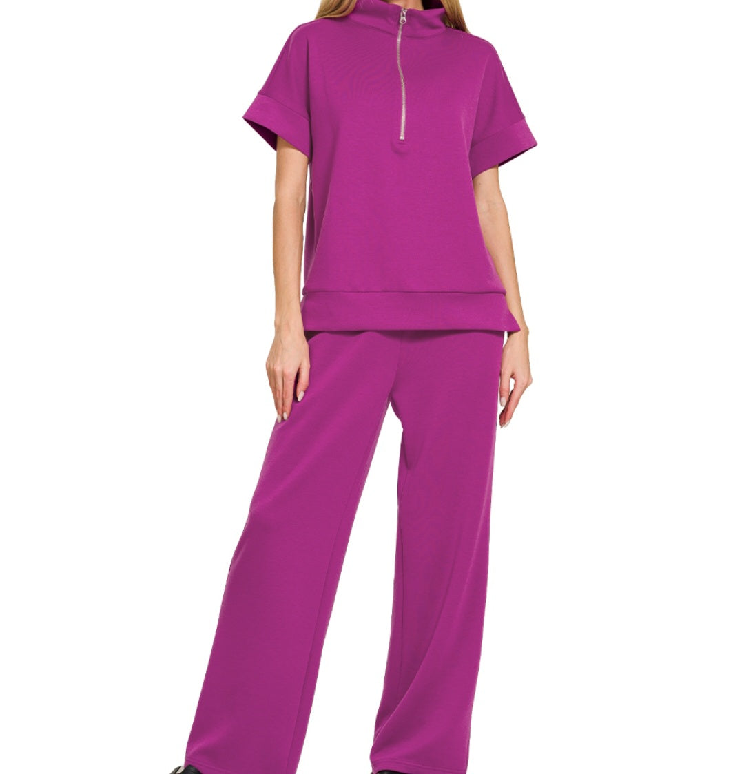 Zip High Neck Scuba Set